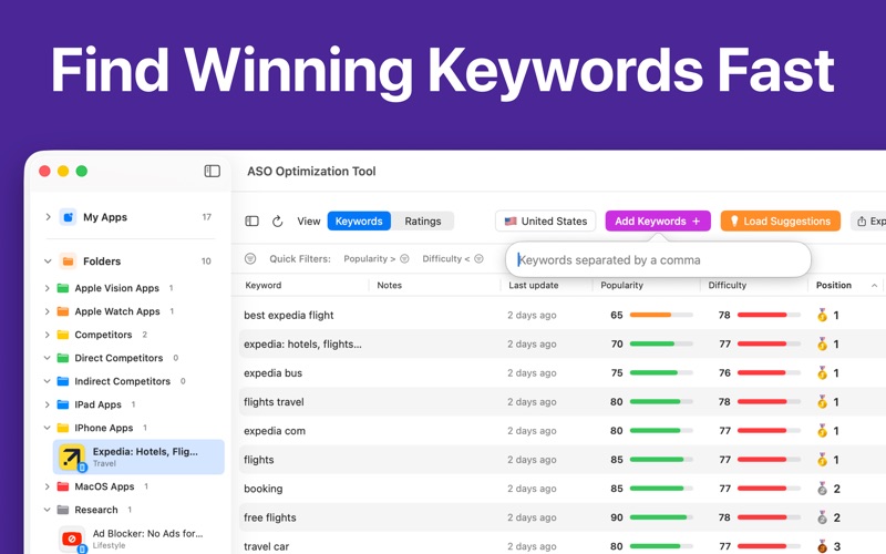 ASO Optimization Tool screenshot 2