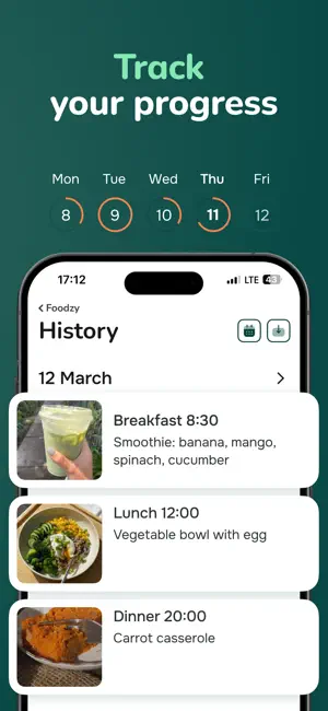 Foodzy – food journal screenshot 4