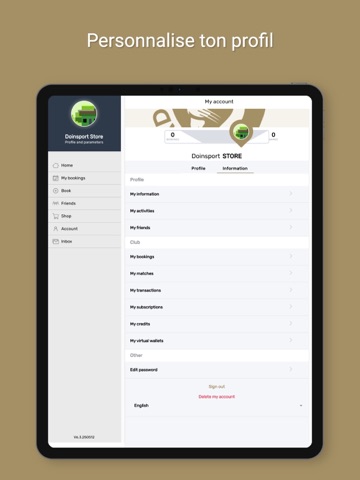 Padel du Lion iPad screenshot