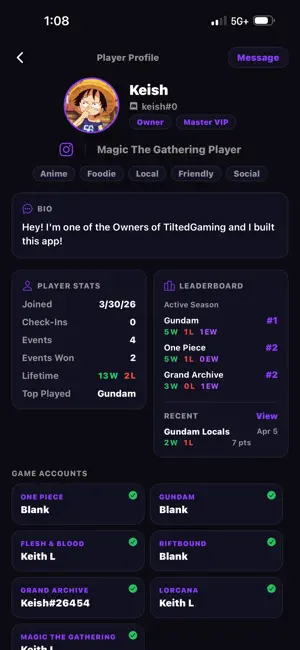 Tilted Gaming TCG Hub screenshot 2