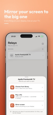 Relayo - Screen Mirroring Screenshot 1 of 4