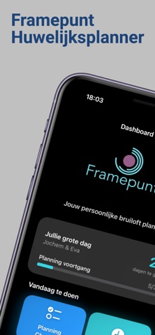 Framepunt Huwelijksplanner screenshot