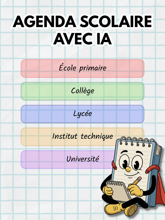Screenshot #4 pour Agenda scolaire AI Notes