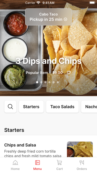 Cabo Taco iPhone screenshot 2 - Food & Drink app