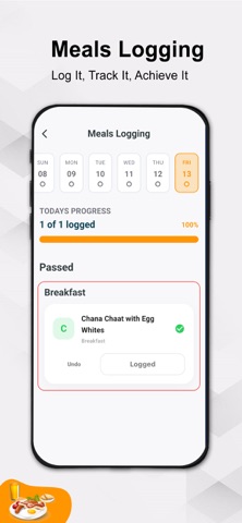 Dietify Meal & Calorie Tracker Screenshot 8 of 9