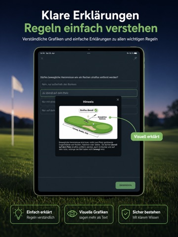 Platzreife Golf iPad screenshot