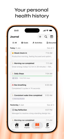 Synk AI: Health & Fitness iPhone screenshot