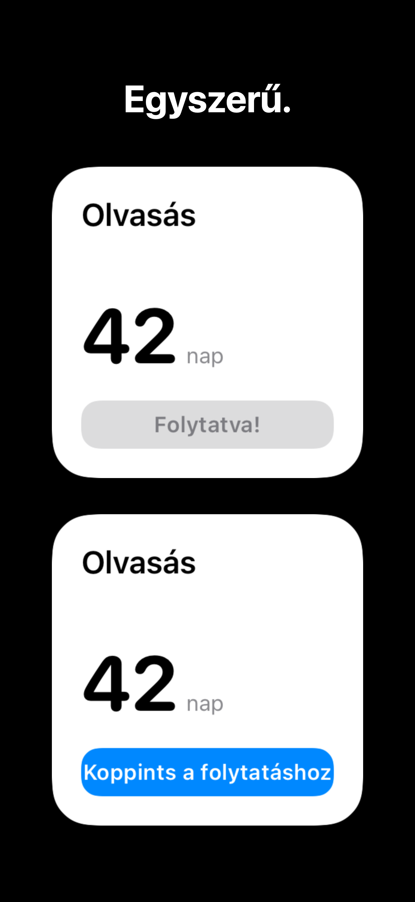 KeepGoing - Habit Tracker iOS screenshot 3 showing app interface