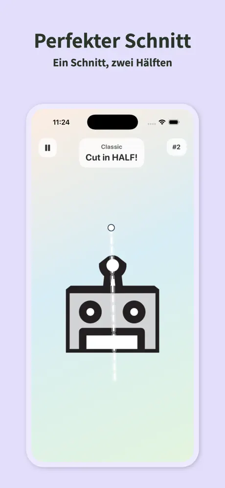 Slice It Perfect: Schnitt Game — iPhone-Screenshot 4