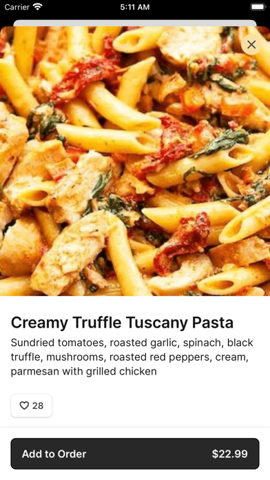 Nate's Italian Kitchen Screenshot