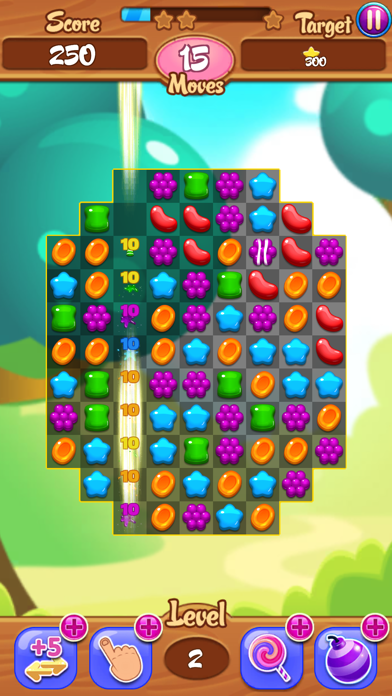 Candy Sweet Taste New Match 3 Screenshot