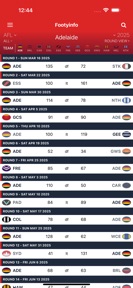 Footyinfo - Live AFL Scores screenshot