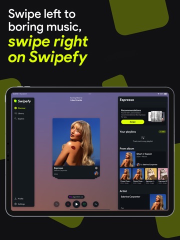 Swipefy: Find Music on Spotify screenshot 4