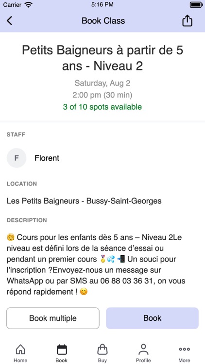 Les petits baigneurs