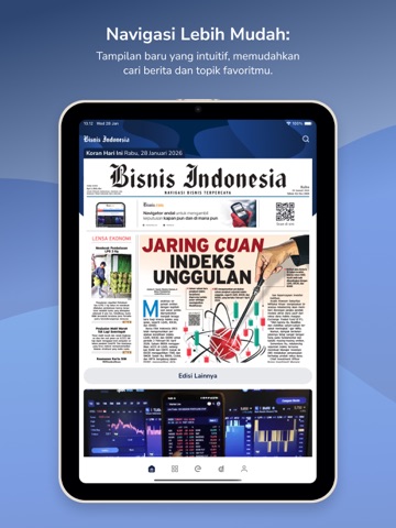 Bisnis Indonesia E-Paper iPad screenshot 2