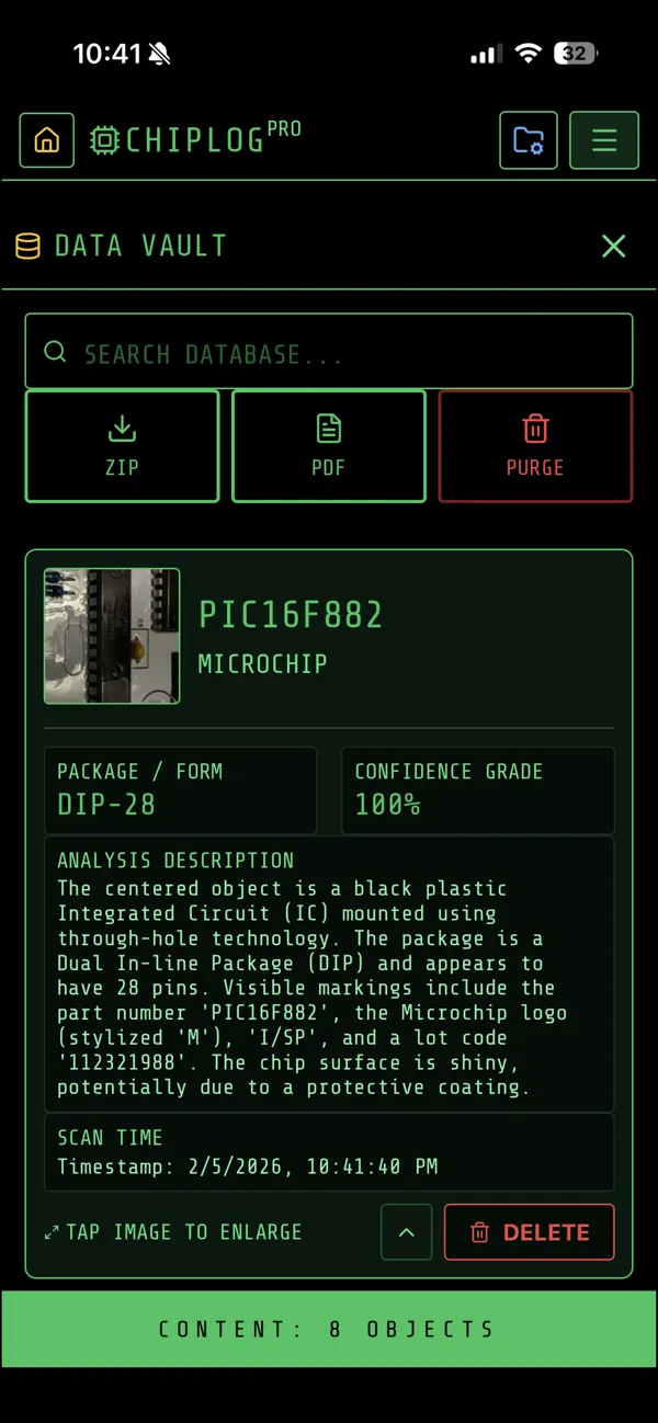 #5. ChipLogPro (iOS) Tekijänä: Rex Johnson