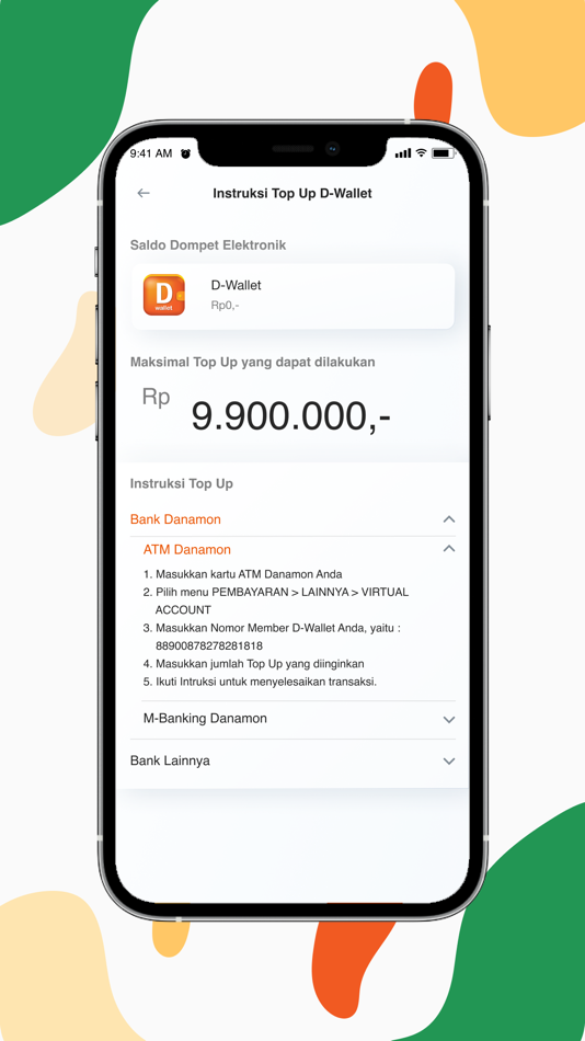 #3. D-Wallet (iOS) 由: PT Bank Danamon Indonesia Tbk.