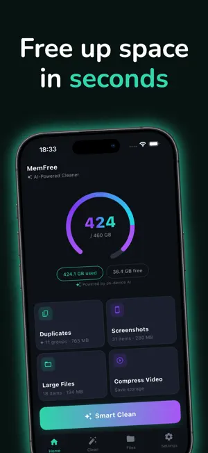 MemFree - AI Photo Cleaner screenshot 1