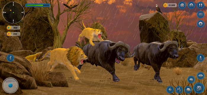 Snow Lion Animal Simulator