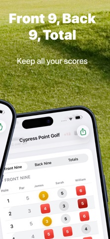 Birdie — Simple Golf Scorecard screenshot