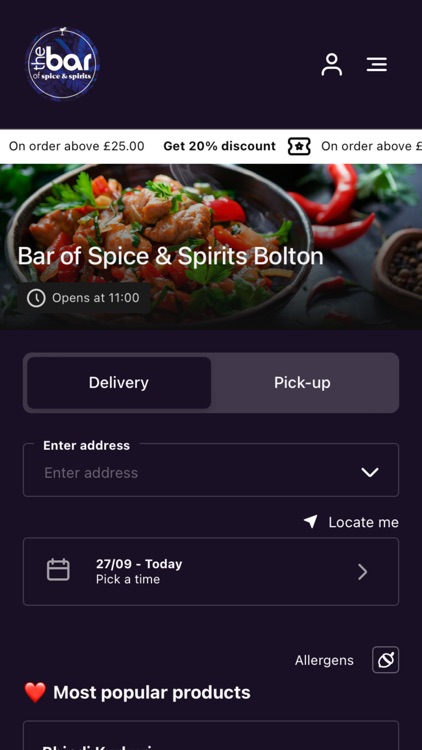 Bar of Spice & Spirits Bolton