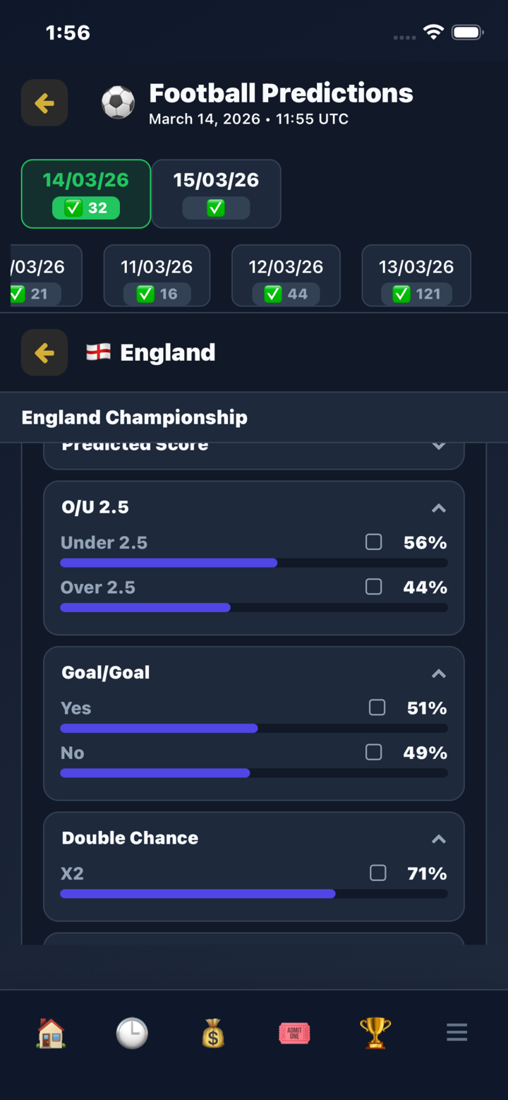 Tsapou AI Football Predictions screenshot 6
