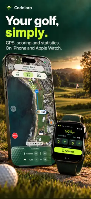 Caddiora: Golf GPS & Scorecard screenshot 1