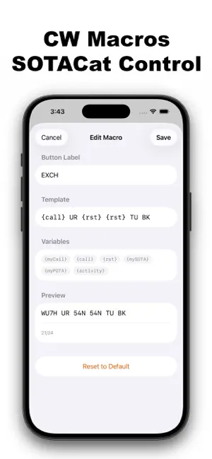 SOTA Log screenshot 2