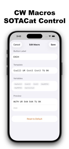 SOTA Log screenshot