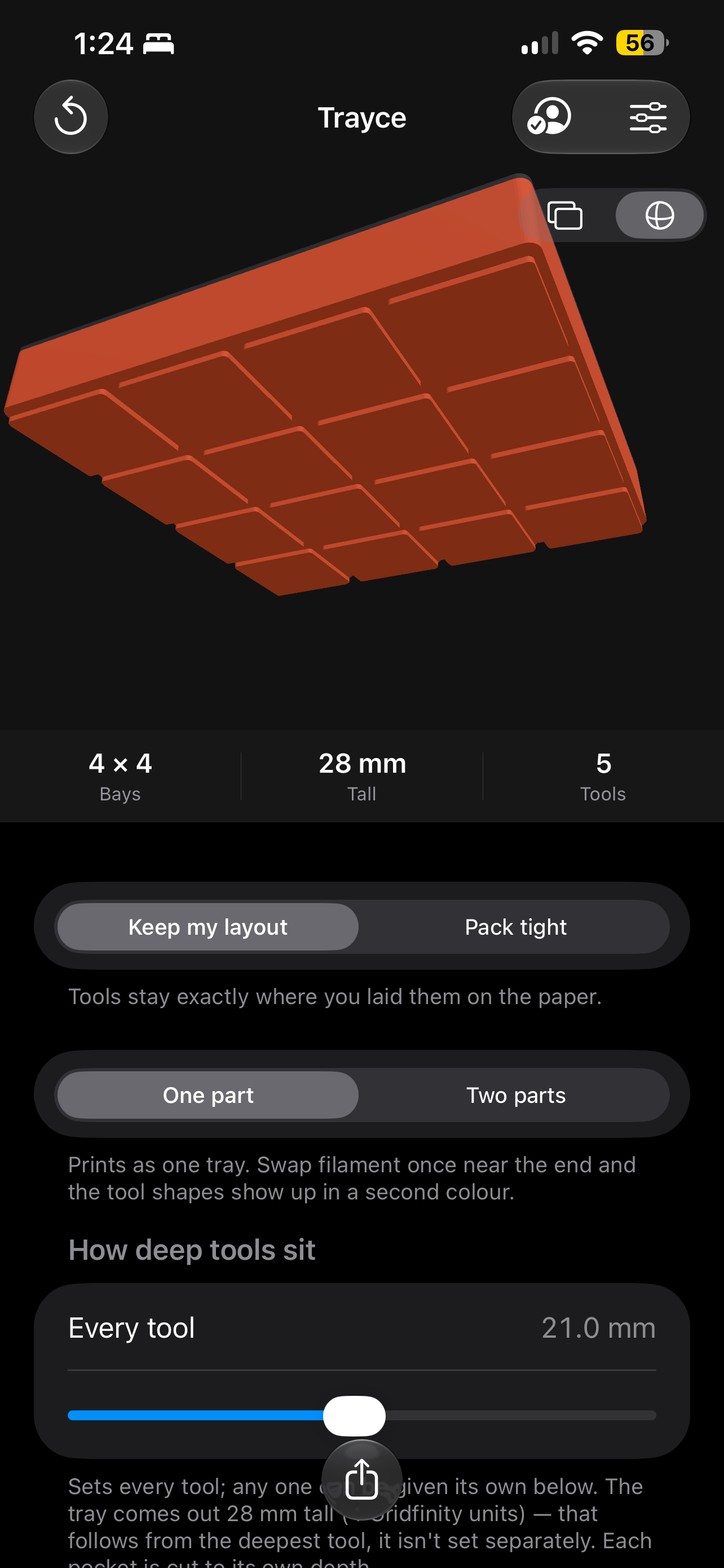 Trayce - Easy 3D Tool Tracing screenshot 2