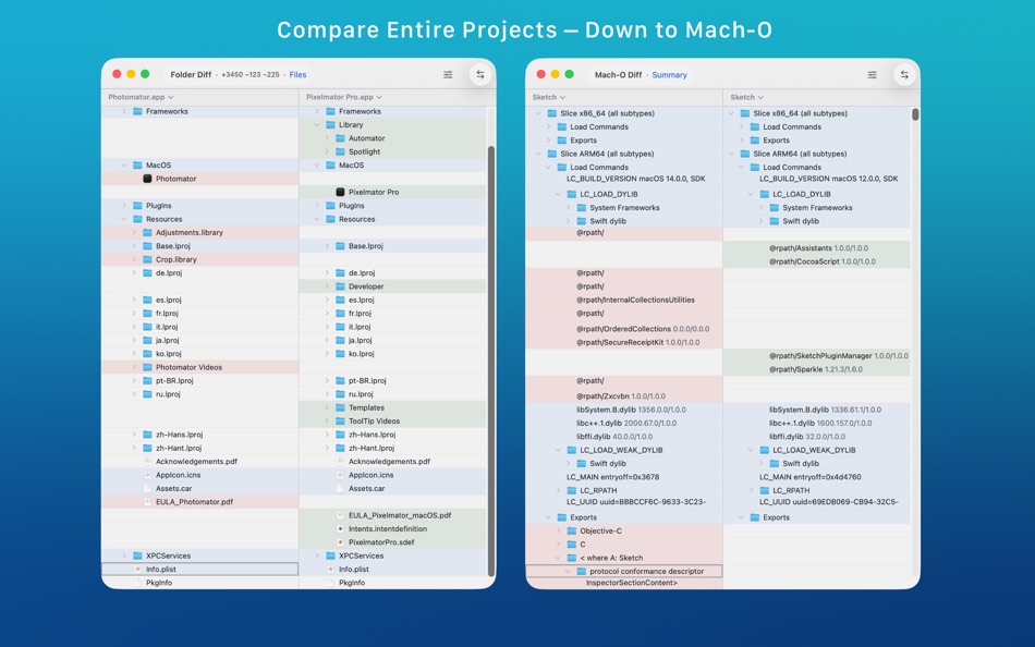 #5. ABDiff (macOS) By: Alejandro Ramirez Aldariz
