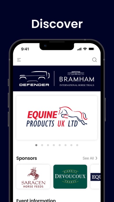 Defender Bramham Horse Trials Screenshot 1 - AppWisp.com Defender Bramham Horse Trials Screenshot 1 - AppWisp.com