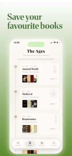 Captura de pantalla de Alexandria en iPhone 2