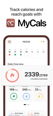 MyCals: Calorie Counter screenshot