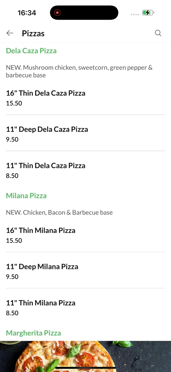 Screenshot #3 pour Pizza Amore Wakefield.