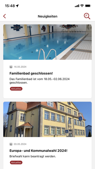 Gemeinde Höpfingen Screenshot