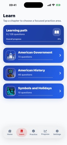 USA Citizenship USCIS Test screenshot
