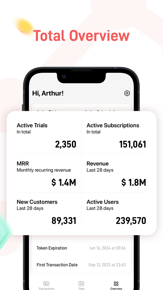 #4. RC report-Revenue Dashboard (iOS) Bởi: Toothyan