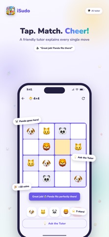 iSudo: Sudoku for Kids screenshot 1