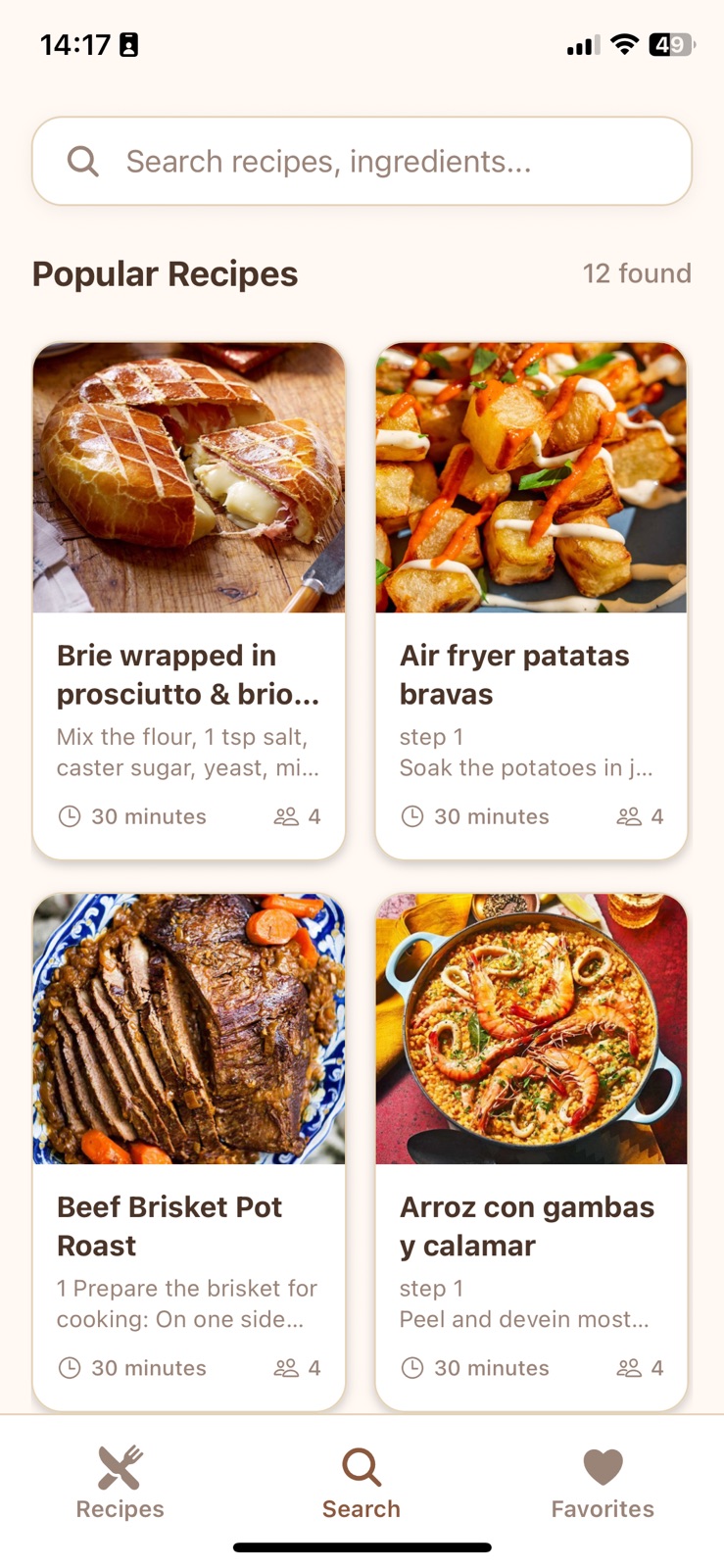 Recipe Finder: Easy Cooking iphone screenshot 3