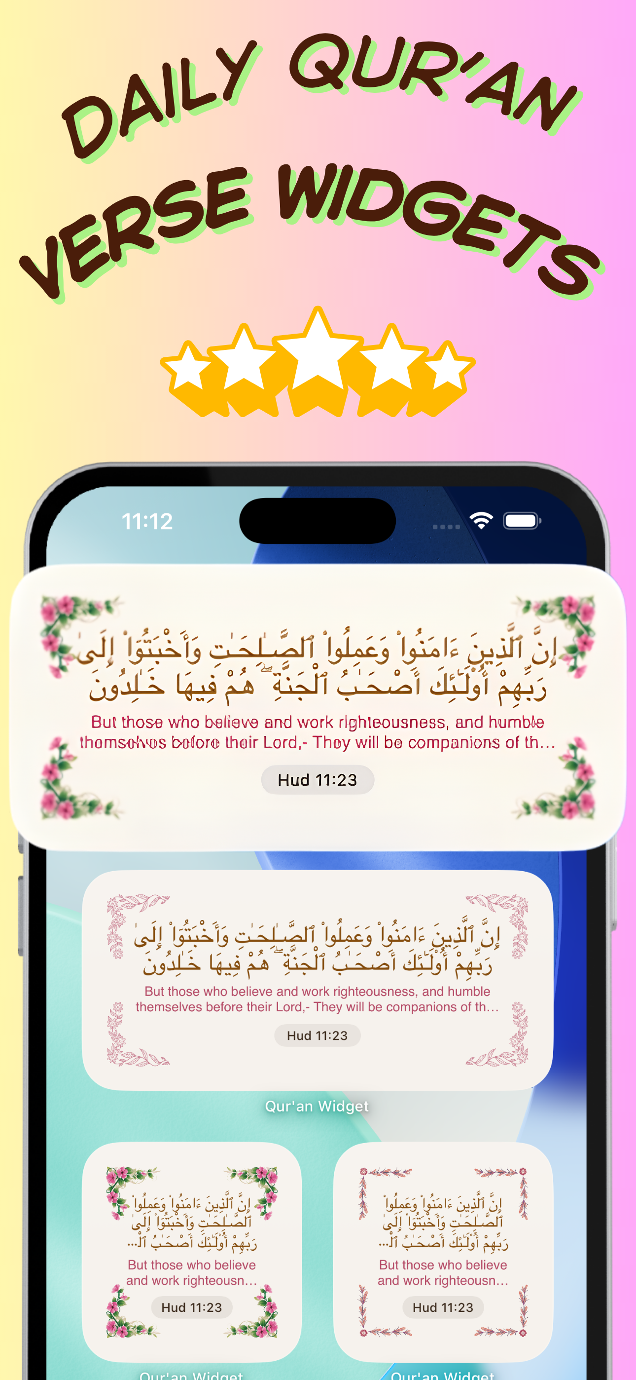 Quran Widget: Daily Verses