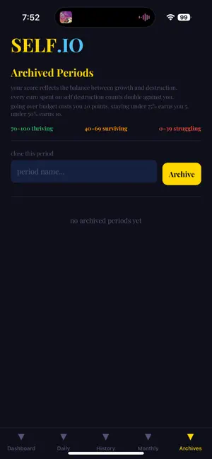 SELF.IO screenshot 3