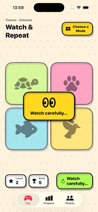 Simon Kids - Memory Game Screenshot 2 of 5