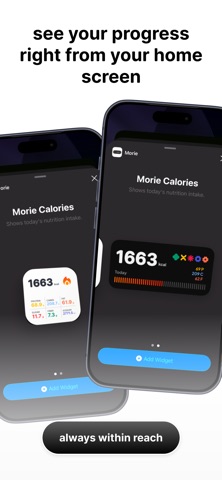 Morie – Your Calorie Diary screenshot