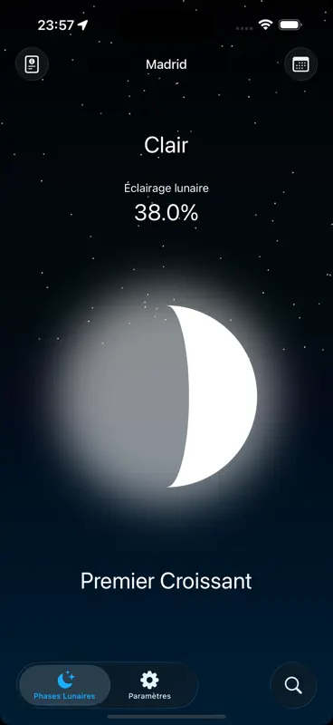 Phases Lunaires - Calendrier screenshot 1 of 8