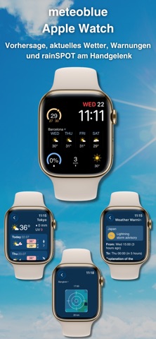 Wetter & Regenradar meteoblue iPhone screenshot 4