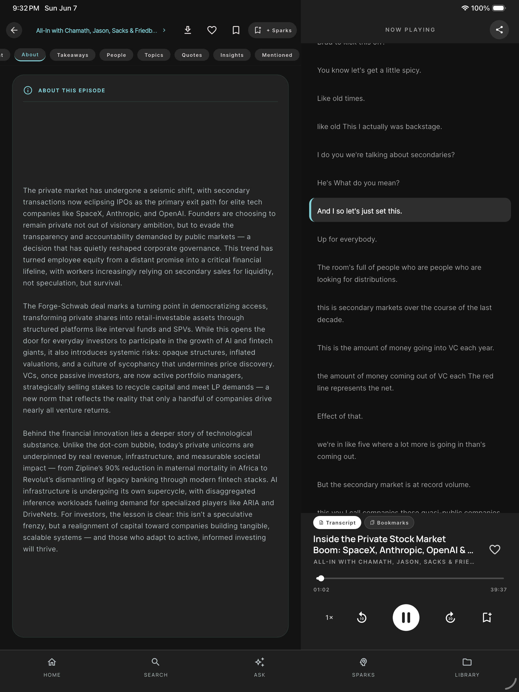 Metapodcast Podcast Insights screenshot 15