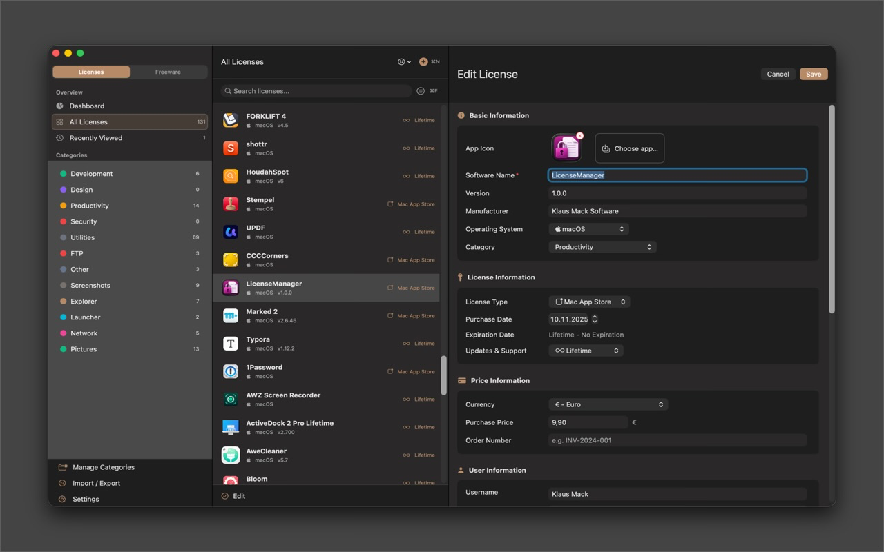 LicenseManagerPro screenshot 18