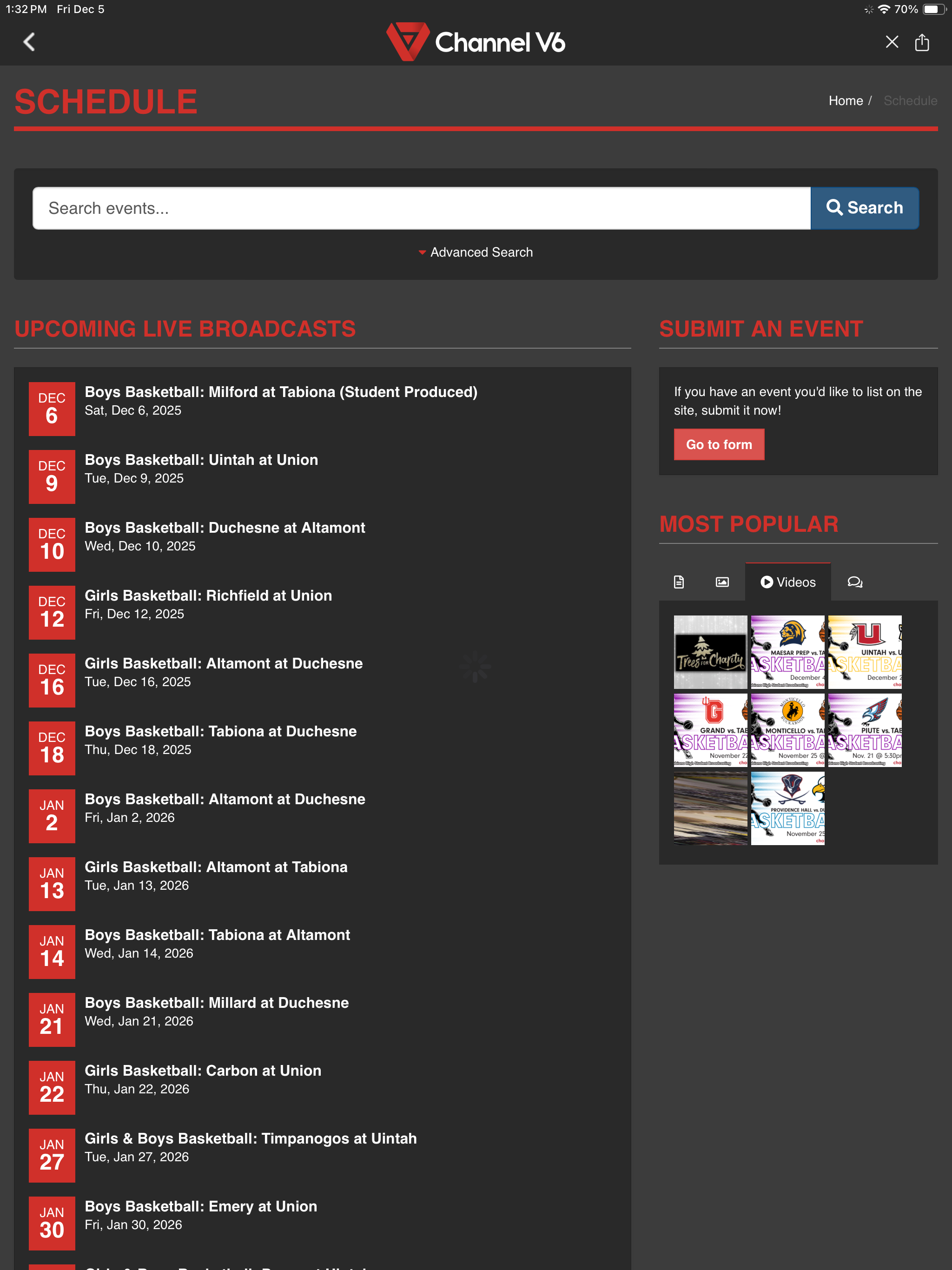 Channel V6 screenshot 12