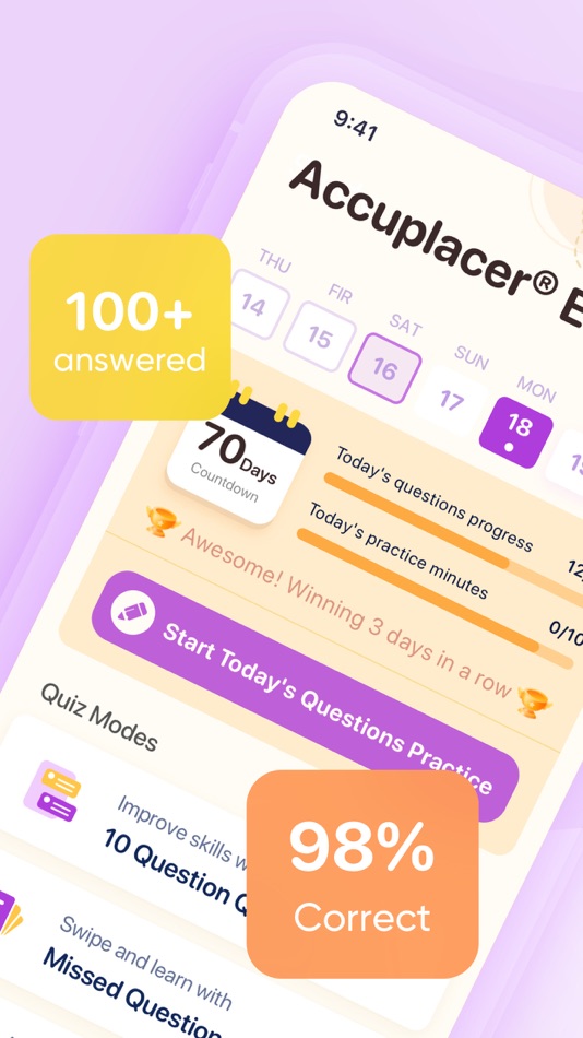 #2. Accuplacer Practice Exam 2025 (iOS) Podle: 和荣 叶